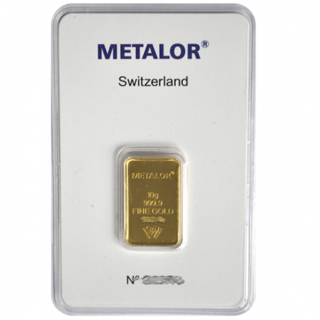 Lingotin 10 g Metalor
